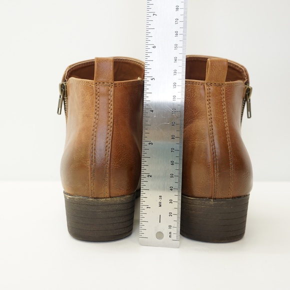 New @titude Ankle Boot Bootie Chestnut Brown 9.5 - Picture 6 of 8